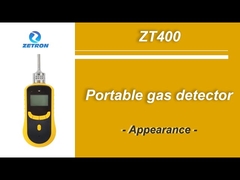 ردیاب چند گازی قابل حمل بیوگاز Zetron ZT400 NH3 O2 H2S CH4 آنالایزر مادون قرمز