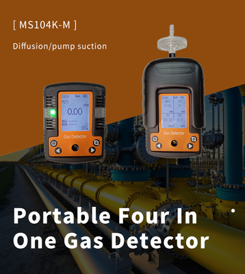 ZETRON MS104K-M Portable 4-In-One Gas Detector One To Four Factors Can Be Detected Simultaneously