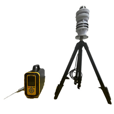 PTM600 Portable Air Quality Monitor For PM CO SO2 NO2 O3 Wind Pressure Temperature Humidity